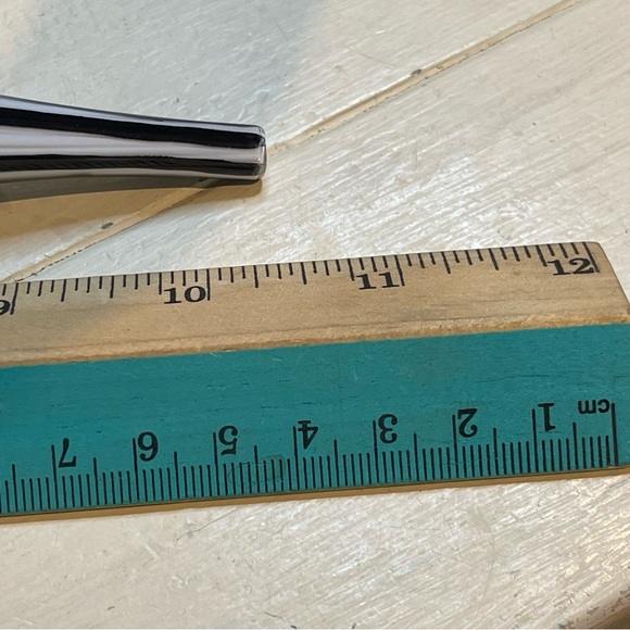 Nwt Robert Stanley Glass Christmas Ornament Black White Finial - Picture 7 of 10